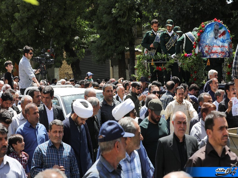 بدرقه شهید مدافع امنیت کرمانشاه «مهدی شاه ملکی» به خانه ابدی