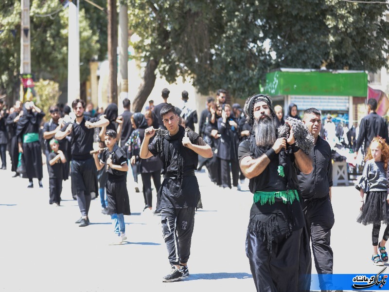 مراسم تاسوعای حسینی در کرمانشاه